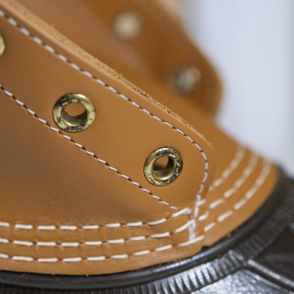 LL Bean Men's Bean Boots 8 inch/8" Leather Tan/Brown Size 10 M(D) L175052 - Picture 8 of 13